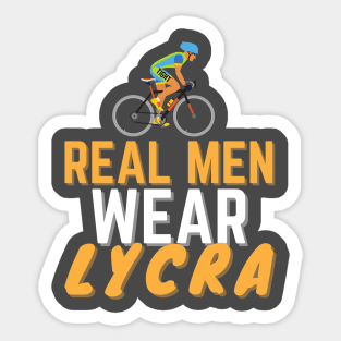 Cyclist Funny Sticker